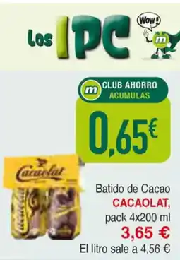 Masymas CACAOLAT Batido de Cacao oferta