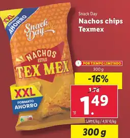 Lidl SNACK DAY Nachos chips Texmex oferta