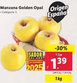 Lidl Manzana Golden Opal oferta