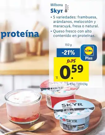 Lidl MILBONA Skyr oferta