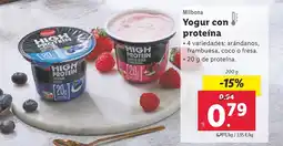 Lidl MILBONA Yogur con proteína oferta