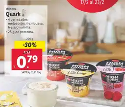 Lidl MILBONA Quark oferta