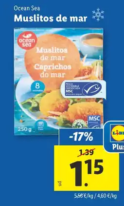 Lidl OCEAN SEA Muslitos de mar oferta