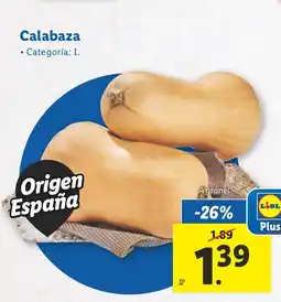 Lidl Calabaza oferta