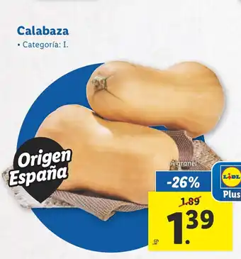 Lidl Calabaza oferta