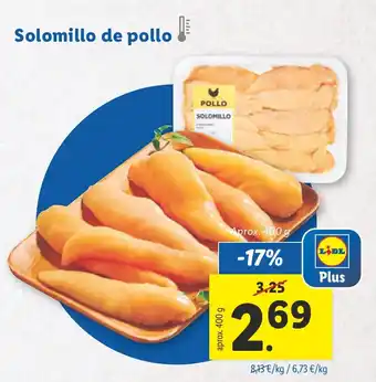 Lidl Solomillo de pollo oferta