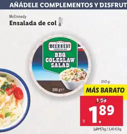 Lidl MCENNEDY Ensalada de col oferta