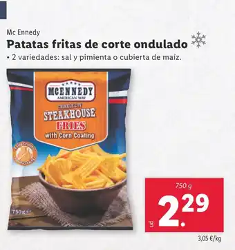 Lidl MCENNEDY Patatas fritas de corte ondulado oferta