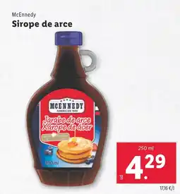 Lidl MCENNEDY Sirope de arce oferta