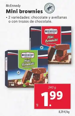 Lidl MCENNEDY Mini Brownies oferta