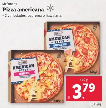 Lidl MCENNEDY Pizza americana oferta