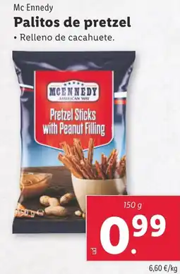 Lidl MCENNEDY Palitos de pretzel oferta