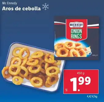 Lidl MCENNEDY Aros de cebolla oferta