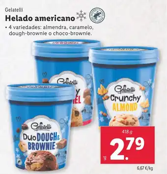 Lidl GELATELLI Helado americano oferta