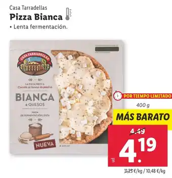 Lidl CASA TARRADELLAS Pizza Bianca oferta