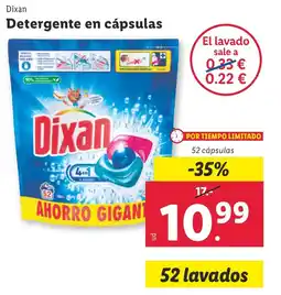 Lidl DIXAN Detergente en cápsulas oferta