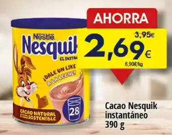 FROIZ NESTLE Cacao Nesquik instantáneo oferta