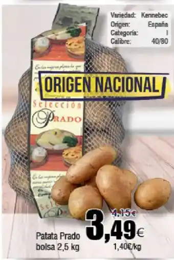 FROIZ Patata Prado oferta