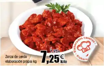 FROIZ Zorza de cerdo elaboración propia oferta