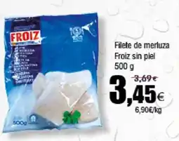 FROIZ FROIZ Filete de merluza sin piel oferta