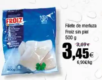 FROIZ FROIZ Filete de merluza sin piel oferta