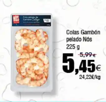 FROIZ NOS Colas Gambón pelado oferta