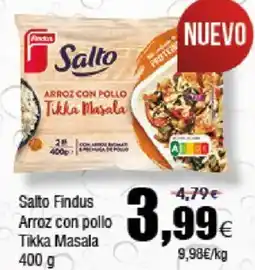 FROIZ FINDUS Salto Arroz con pollo Tikka Masala oferta