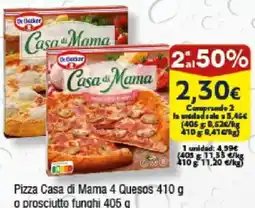 FROIZ Pizza Casa di Mama 4 Quesos o prosciutto funghi oferta