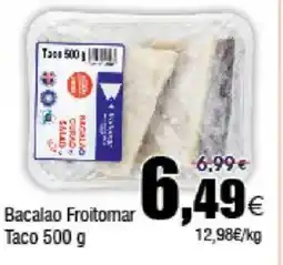 FROIZ Bacalao Froitomar Taco oferta