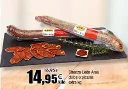 FROIZ Chorizo León Arau dulce o picante oferta