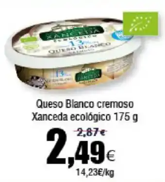 FROIZ Queso Blanco cremoso Xanceda ecológico oferta