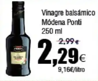 FROIZ PONTI Vinagre balsamico Módena oferta