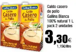 FROIZ GALLINA BLANCA Caldo casero de pollo 100% natural oferta