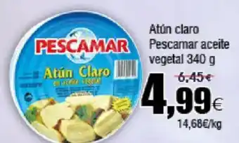 FROIZ PESCAMAR Atún claro aceite vegetal oferta