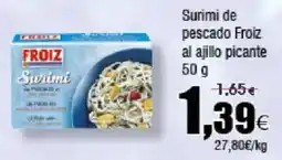 FROIZ FROIZ Surimi Surimi de pescado al ajillo picante oferta