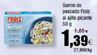 FROIZ FROIZ Surimi Surimi de pescado al ajillo picante oferta