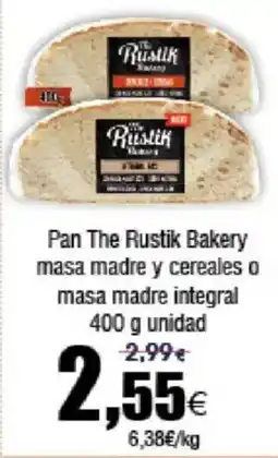 FROIZ Pan The Rustik Bakery masa madre y cereales o masa madre integral oferta