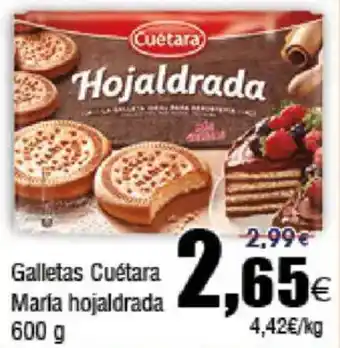 FROIZ CUETARA Galletas María hojaldrada oferta