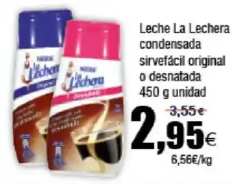 FROIZ LA LECHERA Leche condensada sirvefácil original oferta