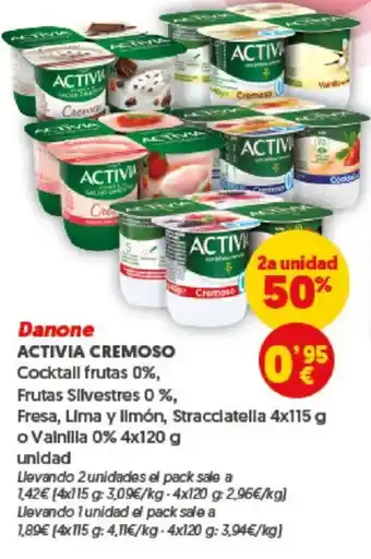 FROIZ DANONE Activia cremoso oferta