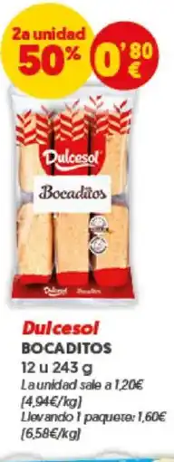 FROIZ DULCESOL Bocaditos oferta