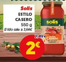 FROIZ SOLIS Estilo casero oferta