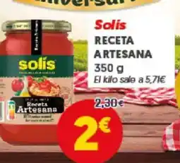 FROIZ SOLIS Receta artesana oferta