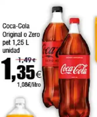 FROIZ COCA-COLA Original o Zero pet oferta