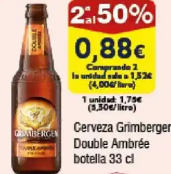 FROIZ GRIMBERGEN Cerveza Double Ambrée oferta