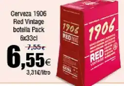 FROIZ 1906 Cerveza Red Vintage botella oferta