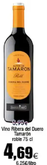 FROIZ Vino Ribera del Duero Tamarón roble oferta