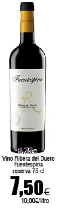 FROIZ FUENTESPINA Vino Ribera del Duero reserva oferta