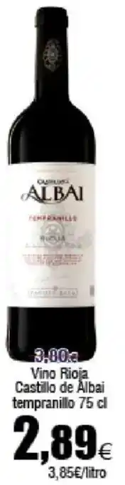 FROIZ CASTILLO DE ALBAI Vino Rioja tempranillo oferta