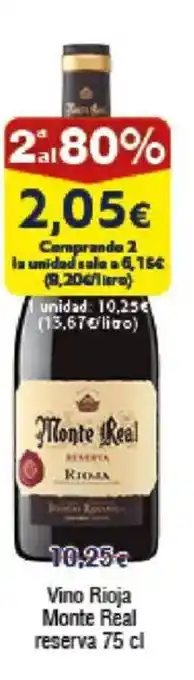 FROIZ MONTE REAL Vino Rioja reserva oferta